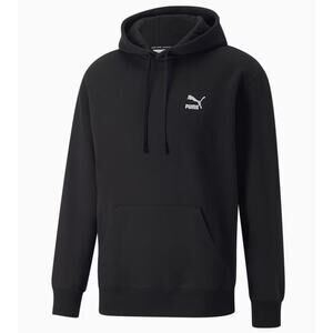 Puma Men's Classic‎ Cotton Blend Logo Hoodie in Black Small MSRP $70